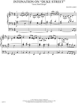 Collection: Intonation on "Duke Street"