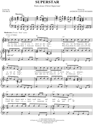 Collection: Vocal Selections from Jesus Christ Superstar