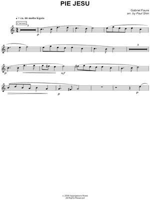 Collection: Pie Jesu - Clarinet and Piano