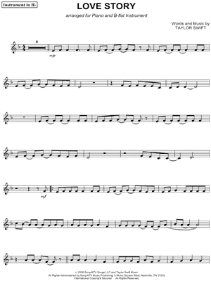 Collection: Love Story - Bb Instrument & Piano