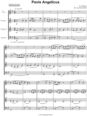 Collection: Panis Angelicus - Woodwind Quartet