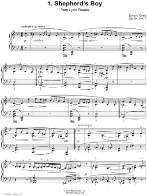 Collection: Lyric Pieces, Op. 54