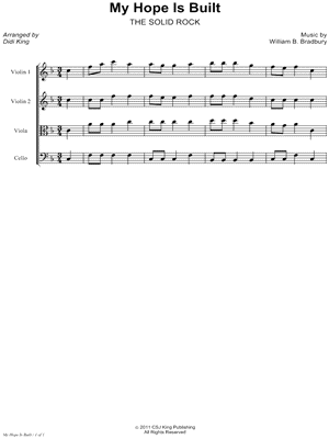 Collection: My Hope Is Built - String Quartet