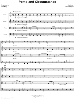 Collection: Pomp and Circumstance - String Quartet