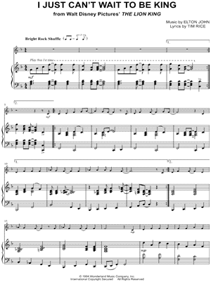Collection: I Just Can't Wait To Be King - Trumpet & Piano Accompaniment