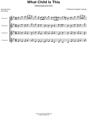 Collection: What Child Is This? - Clarinet Quartet