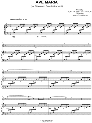 Collection: Ave Maria - Eb Instrument & Piano Accompaniment