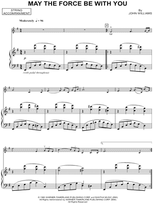 Collection: May the Force Be With You - Cello & Piano Accompaniment