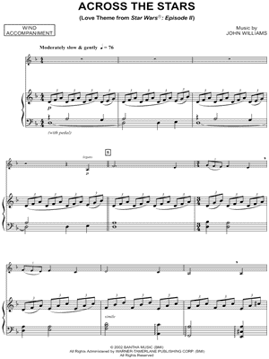 Collection: Across the Stars - Alto Saxophone & Piano