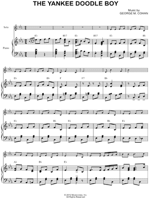 Collection: The Yankee Doodle Boy - Eb Instrument & Piano
