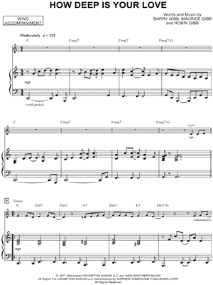 Collection: How Deep Is Your Love - Flute & Piano