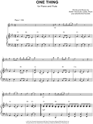 Collection: One Thing - Flute & Piano