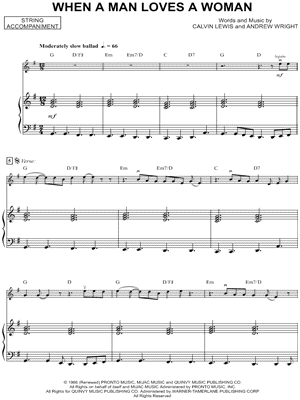 Collection: When a Man Loves a Woman - Violin & Piano