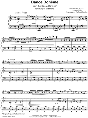 Collection: Dance Boheme - Trumpet & Piano