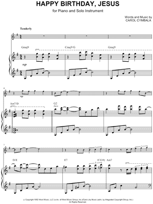 Collection: Happy Birthday, Jesus - F Instrument & Piano