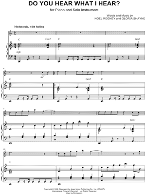 Collection: Do You Hear What I Hear? - Eb Instrument & Piano