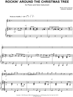 Collection: Rockin' Around the Christmas Tree - F Instrument & Piano