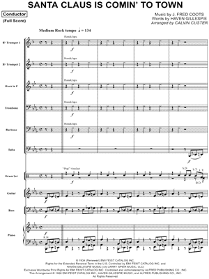 Collection: Santa Claus Is Comin' To Town - Brass Choir