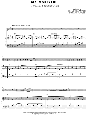 Collection: My Immortal - Viola & Piano