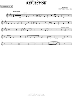 Collection: Reflection - Bb Instrument & Piano