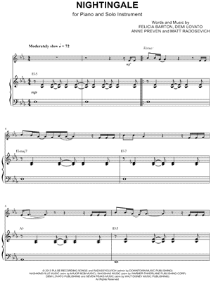 Collection: Nightingale - C Instrument & Piano