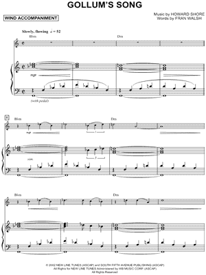 Collection: Gollum's Song - French Horn & Piano