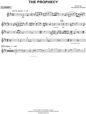 Collection: The Prophecy - Clarinet & Piano