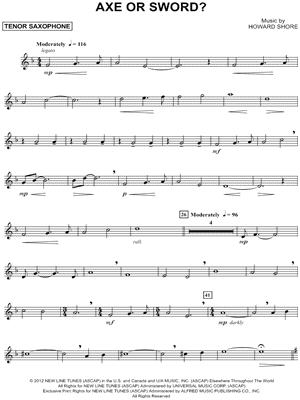 Collection: Axe or Sword? - Tenor Saxophone & Piano Accompaniment