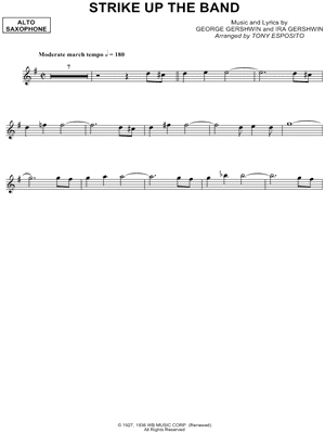 Collection: Strike Up the Band - Alto Saxophone & Piano Accompaniment