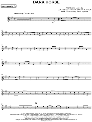 Collection: Dark Horse - Eb Instrument & Piano