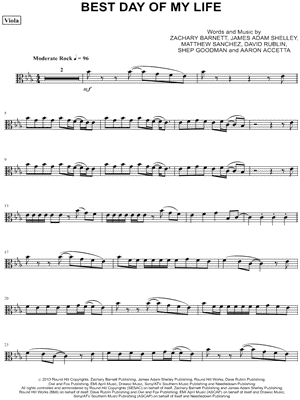 Collection: Best Day of My Life - Viola & Piano