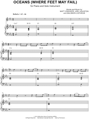 Collection: Oceans (Where Feet May Fail) - F Instrument & Piano