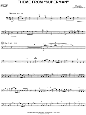 Collection: Theme from Superman - Cello & Piano