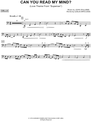 Collection: Can You Read My Mind? - Cello & Piano