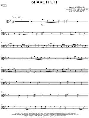 Collection: Shake It Off - Viola & Piano