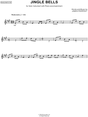 Collection: 10 Christmas Favorites Arranged for Solo Bb Instrument