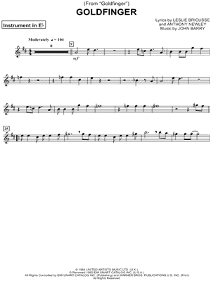 Collection: Goldfinger - Eb Instrument & Piano