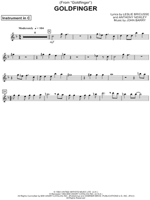 Collection: Goldfinger - C Instrument & Piano