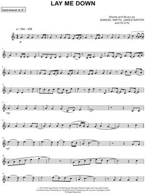 Collection: Lay Me Down - Eb Instrument & Piano
