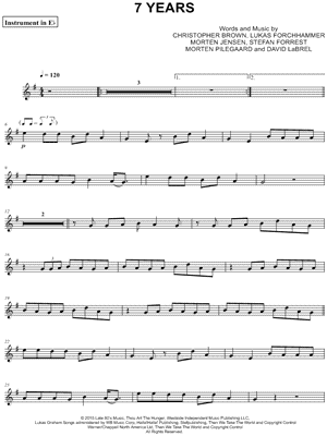 Collection: 7 Years - Eb Instrument & Piano