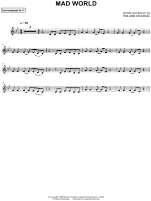 Collection: Mad World - F Instrument & Piano