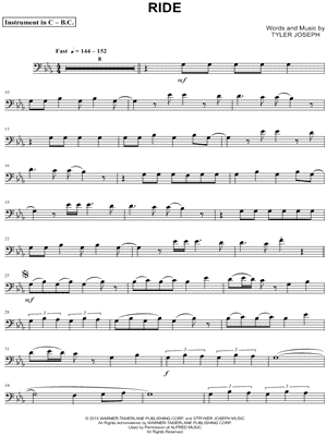 Collection: Ride - Bass Clef Instrument & Piano