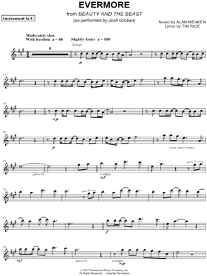 Collection: Evermore - C Instrument & Piano