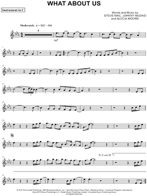 Collection: What About Us - C Instrument & Piano