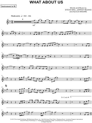Collection: What About Us - Bb Instrument & Piano