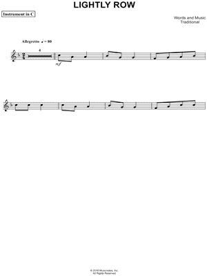 Collection: Lightly Row - C Instrument & Piano