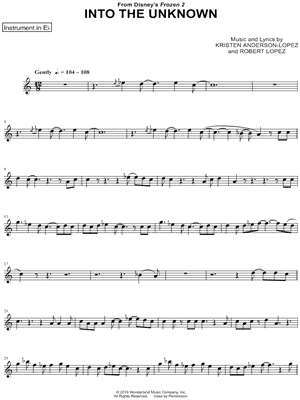 Collection: Into the Unknown - Eb Instrument & Piano