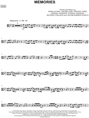 Collection: Memories - Viola & Piano