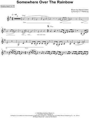 Collection: Over the Rainbow - F Instrument & Piano
