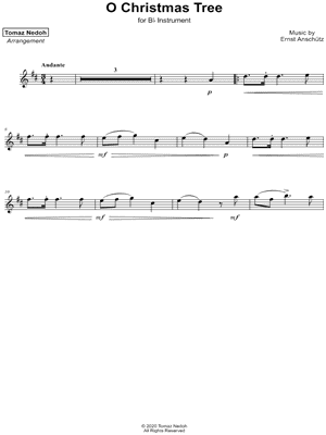 Collection: O Christmas Tree - Bb Instrument & Piano